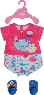BABY Born® Bath Pyjamas & Clogs 43 Cm