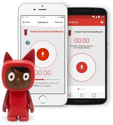 Tonies Kreativ-Tonie, Rot/dunkelbraun - Image 2