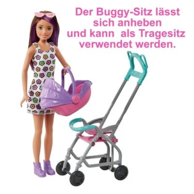Barbie Skipper Babysitters Inc.“-Puppe Und Kinderwagen-Spielset, Für Kinder Ab 3 Jahren – Bild 4