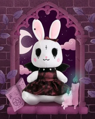 Corimori® Alice Das Gothic-Häschen 26cm Stofftier Plüschtier - Image 2