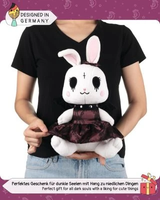 Corimori® Alice Das Gothic-Häschen 26cm Stofftier Plüschtier - Image 4